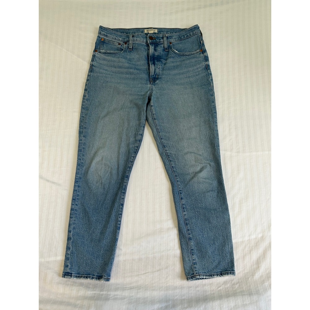 Madewell The Perfect Vintage Jeans Light Wash High Rise Tapered Denim Size 30